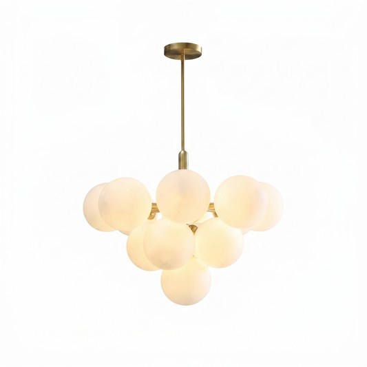 Lustre moderno em vidro para sala – Arionelley - Lumière