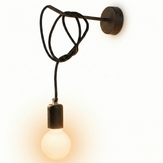Minimalist black wall lamp living room – Ardyne model - Lumière