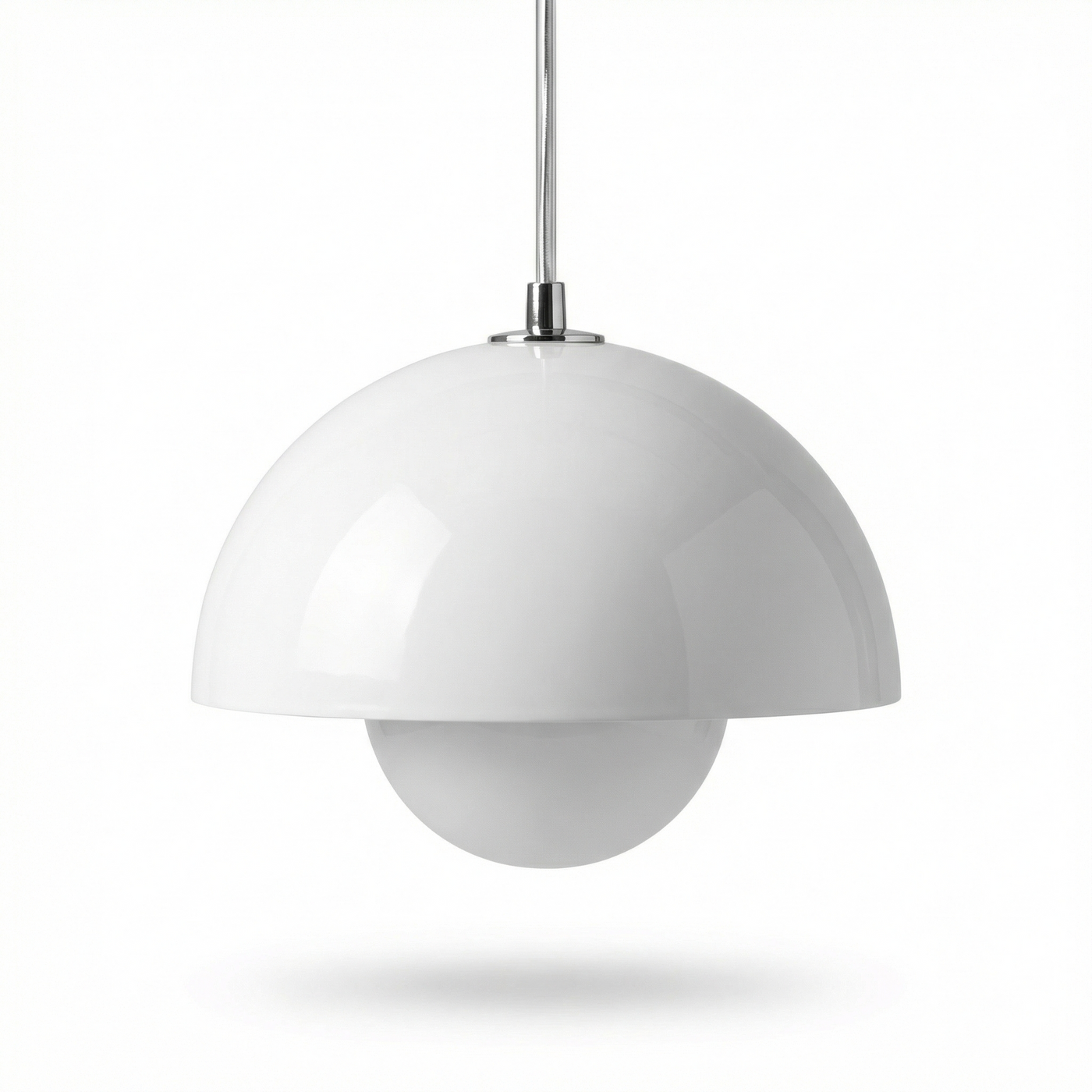 Suspension Moderne Boule de Verre Style Versatile – Chromafil