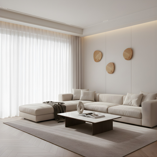 エレガントな屋内用木製ウォールランプ – Armonille