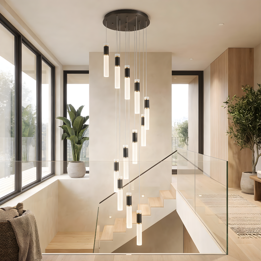 Modern alloy pendant light for dining room – Arclineia