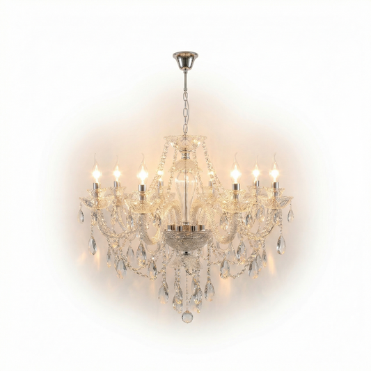 Lustre en Cristal K9 pour Salon – Cristarôm - Lumière