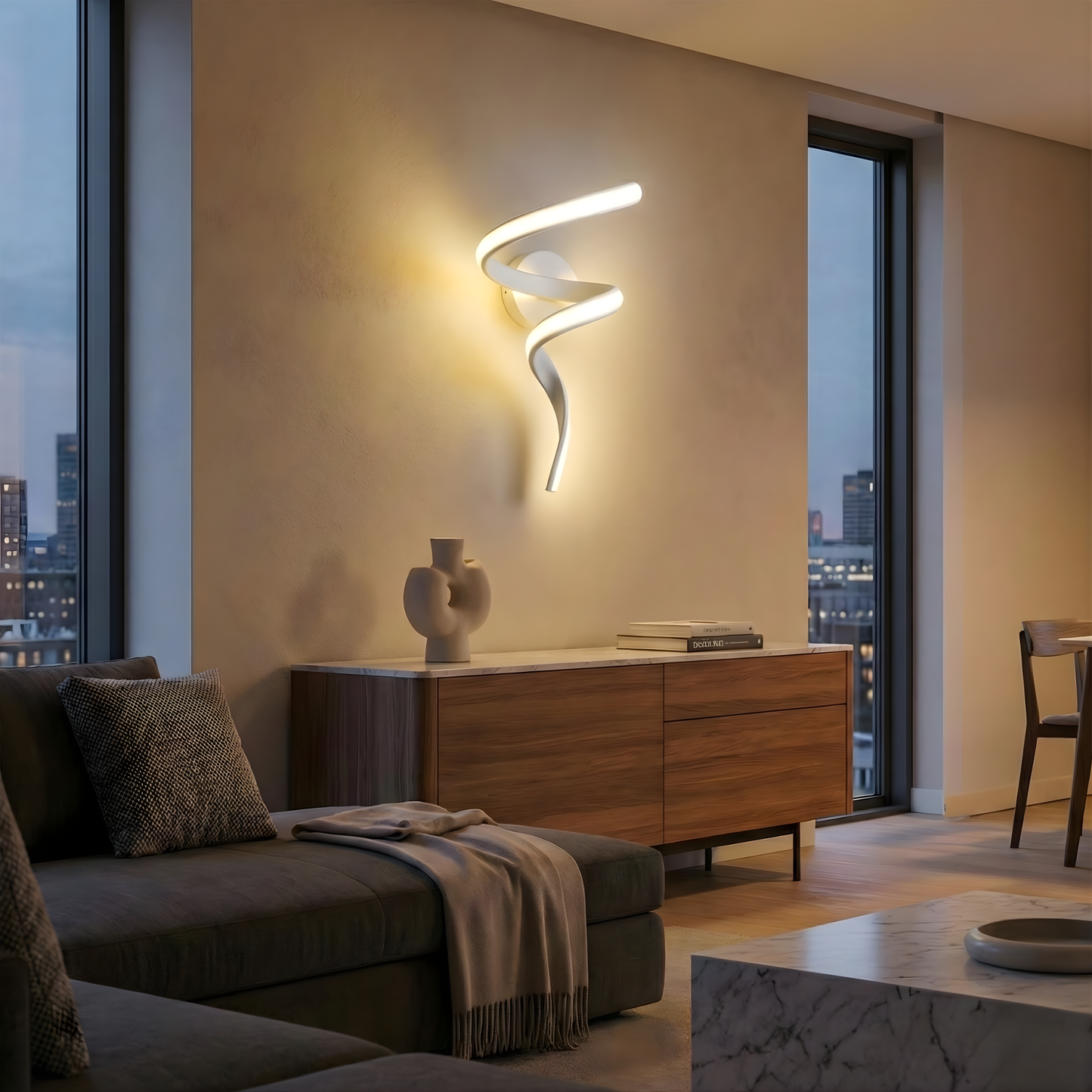 Applique murale Spirale vue détail | Luxarmonie