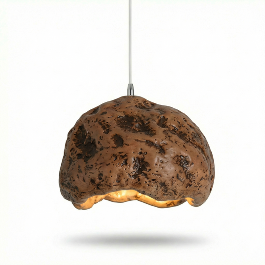 Minimalist Resin Pendant Lamp for Living Room – Resiluxia - Lumière