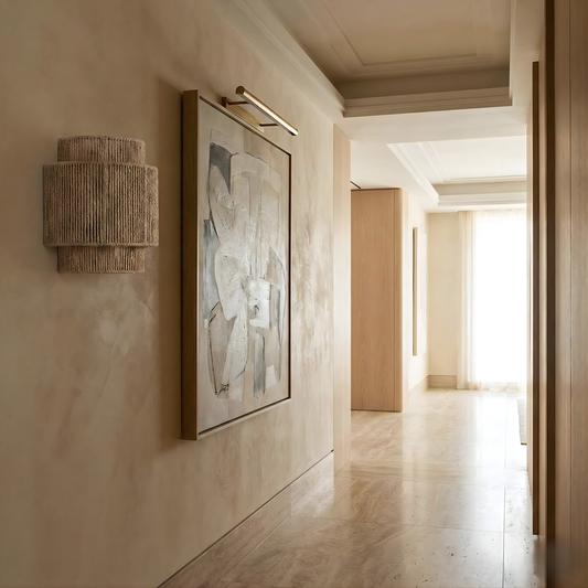 Eco Chic Wall Lamp Bohemian Look Noble Materials – Tressia