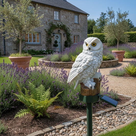 Owl Shaped Outdoor Solar Lamp – Owlenza