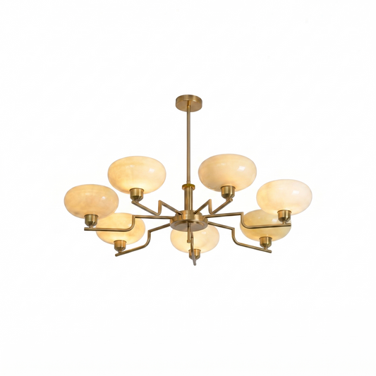 Lustre moderno em ferro para sala e quarto – Zelironia - Lumière