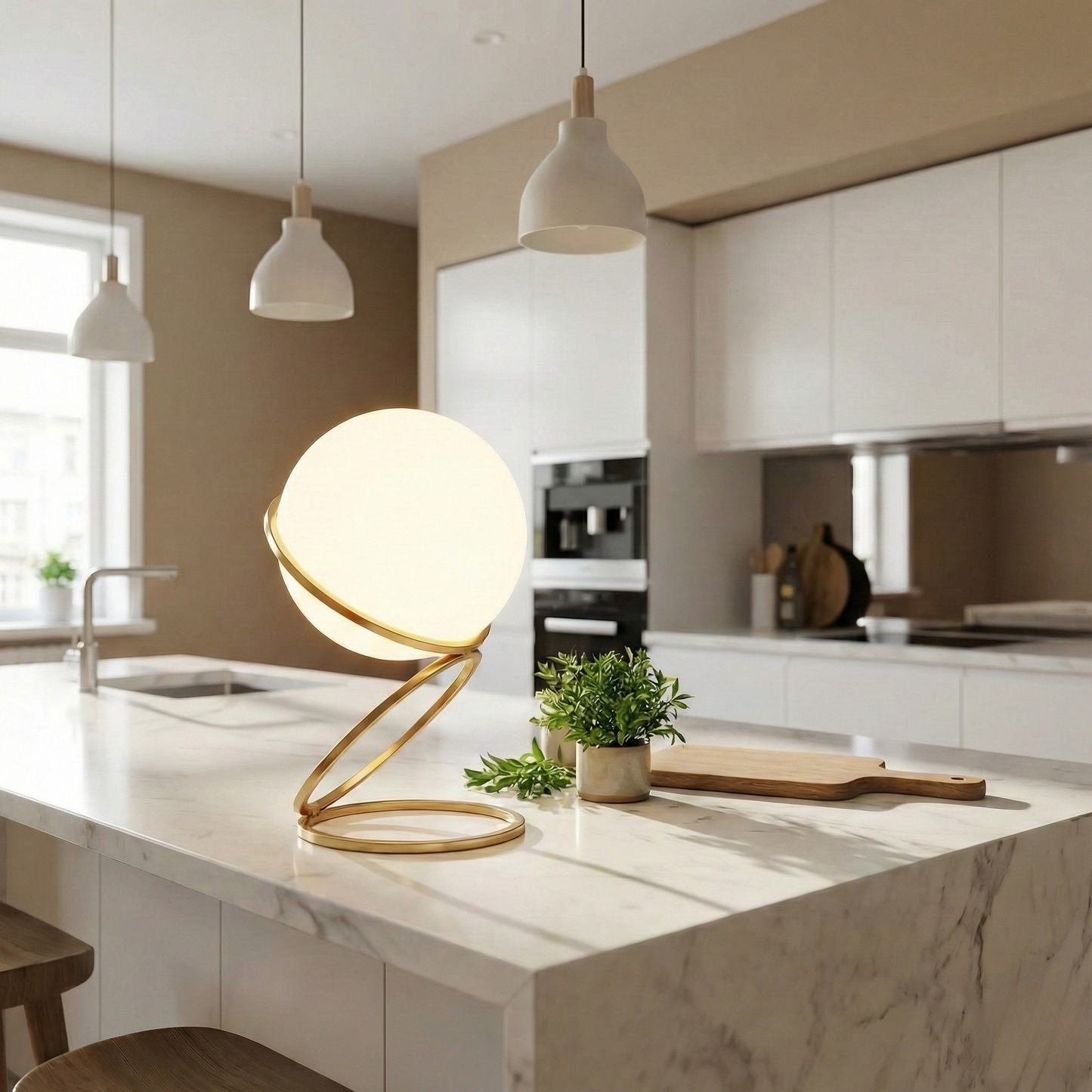 Lampe à poser Sphéria vue détail | Luxarmonie