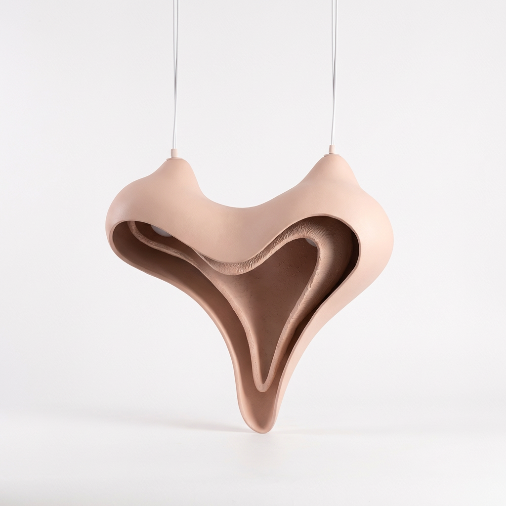 Moderní závěsné svítidlo z legury pro obývací pokoje a ložnice – Ornelio