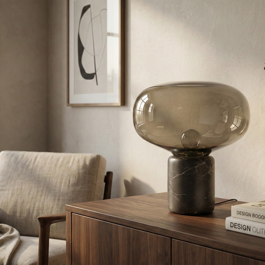 Timeless Marbled Elegance Table Lamp – Luxor