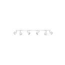 Modern white ceiling light with adjustable spotlights – Orfevia