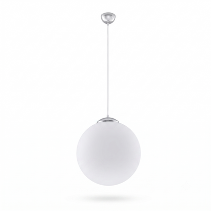 Suspensie glob sticlă oțel minimalistă – Arvénia