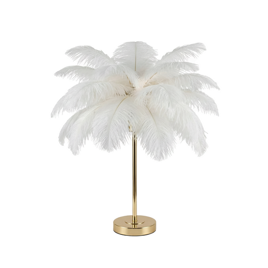 Lampe de table Décoratif en Plumes Rechargeable – Spolverino