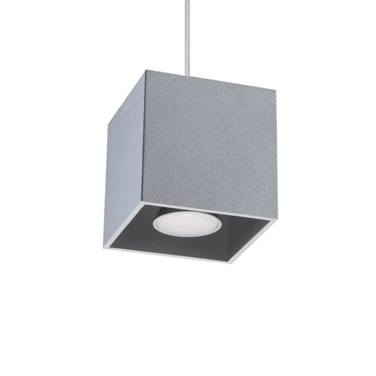 Suspension aluminium gris moderne – Modèle Ardanis