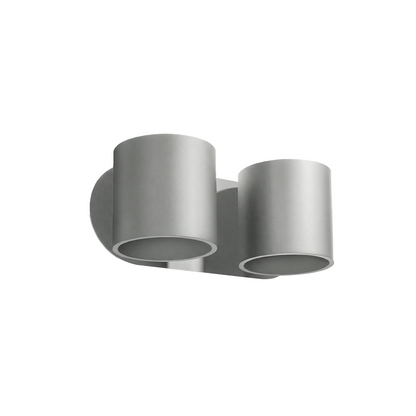 Applique murale aluminium gris moderne salon – Modèle Nerion