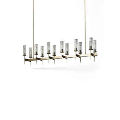 Lustre Sculptural Intense à Reflets Nobles et Contrôle de Lumière – Viora