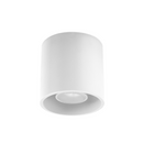 Plafonnier cylindrique blanc moderne – Modèle Oranthea