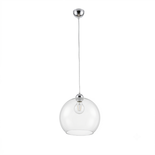 Minimalistische Hängeleuchte aus Champagnerglas – Orphéa