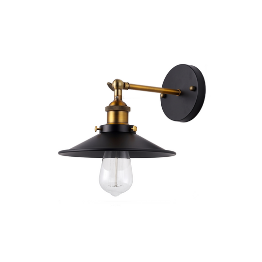 Elegant Retro-Industrial Style Metal Wall Light – Auralux