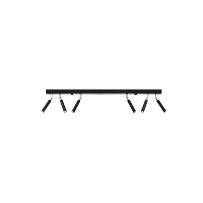 Plafonier spots preto design industrial - Nerion