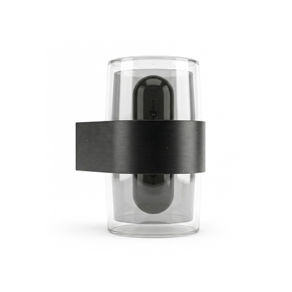 Exterior wall light in black aluminum – Myrthol
