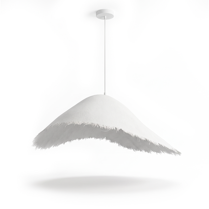Romslig pendellampe i glassfiber – Nordironia