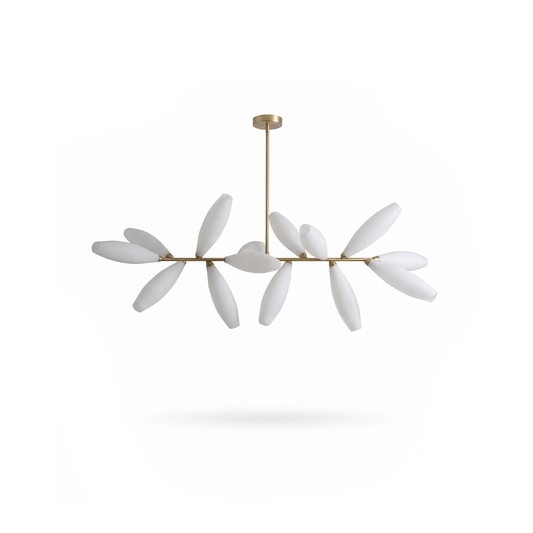 Lámpara colgante LED de vidrio diseño nórdico para comedor – Estelara