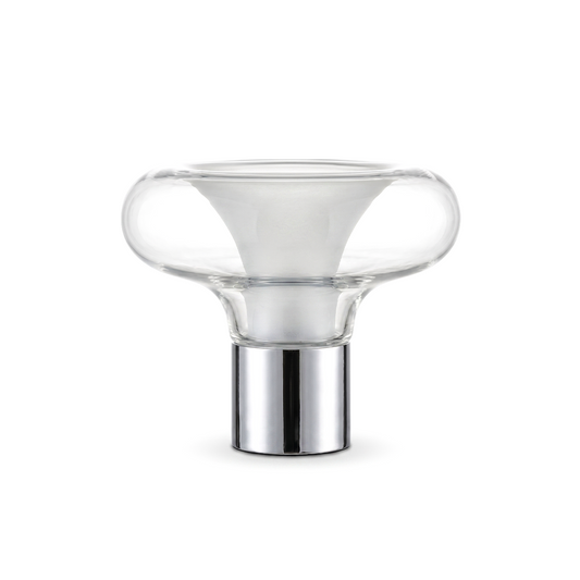 Lampe de Table en Verre Style Art Déco – Célestino