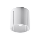 Plafonnier cylindrique blanc moderne – modèle Asterion