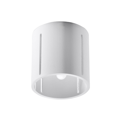 Plafonnier cylindrique blanc moderne – modèle Asterion