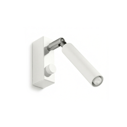 Applique murale moderne blanche orientable – Modèle Eyvoria