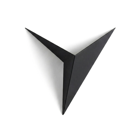 Applique Murale Géométrique Triangulaire Blanc, Noir ou Or — Noctélide