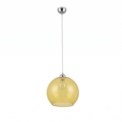 Suspensie bilă sticlă ocru minimalistă – Solenya