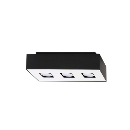 Minimalist Black 3-Spot Ceiling Light – Erynos