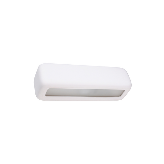 Modern white ceramic wall light – Arcyone model