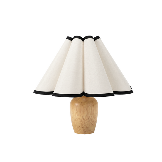 Lampe de Table en Bois avec Abat-jour – Armonieux
