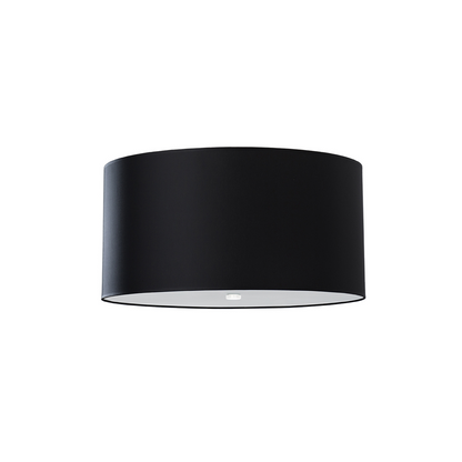 Plafoniera minimalista nera soggiorno – Elarion