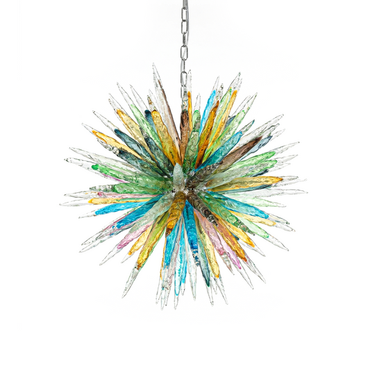 Lustre en Verre de Murano Multicolore – Aurorice
