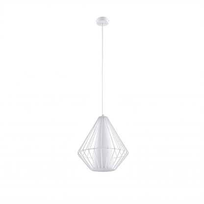 Adjustable white cone design pendant light – Elyndra