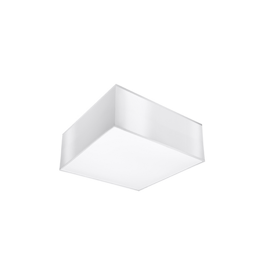 Plafón cuadrado blanco minimalista salón – Asterion