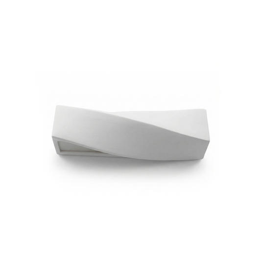 Modern white ceramic wall light – Arvénis model