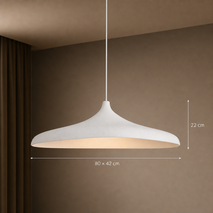 Suspension Wabi-Sabi Zelinea en micro-ciment béton pour restaurant | Luxarmonie