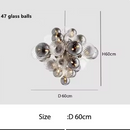 Crystalline Blown Glass Pendant Light & Prestigious Atmosphere – Vela