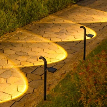 Moderner Solar-Außenstrahler aus ABS – Soléclate