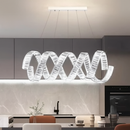 מנורת תקרה בעיצוב סלילי עם ברק מעודן – Florale