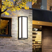 Applique Murale Fixe Façade Élégant Forme Rectangulaire – Orelia