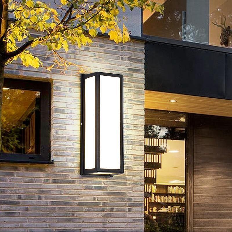Vaste Gevelwandlamp Elegant Rechthoekig Design – Orelia