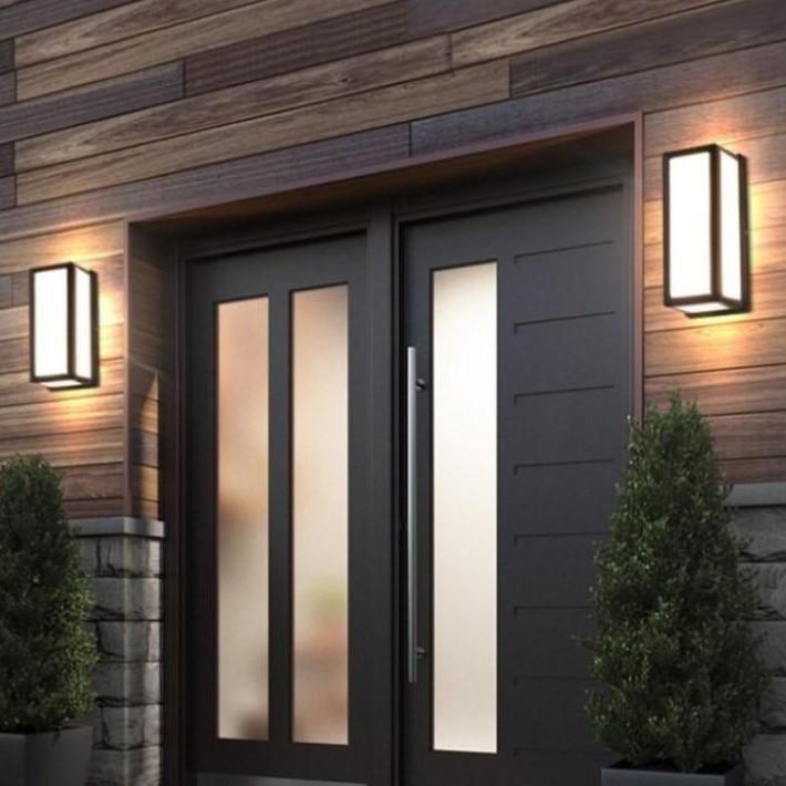 Vaste Gevelwandlamp Elegant Rechthoekig Design – Orelia