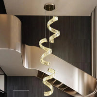 Lustre Cristal Doré pour Espaces Luxueux – Auréosial