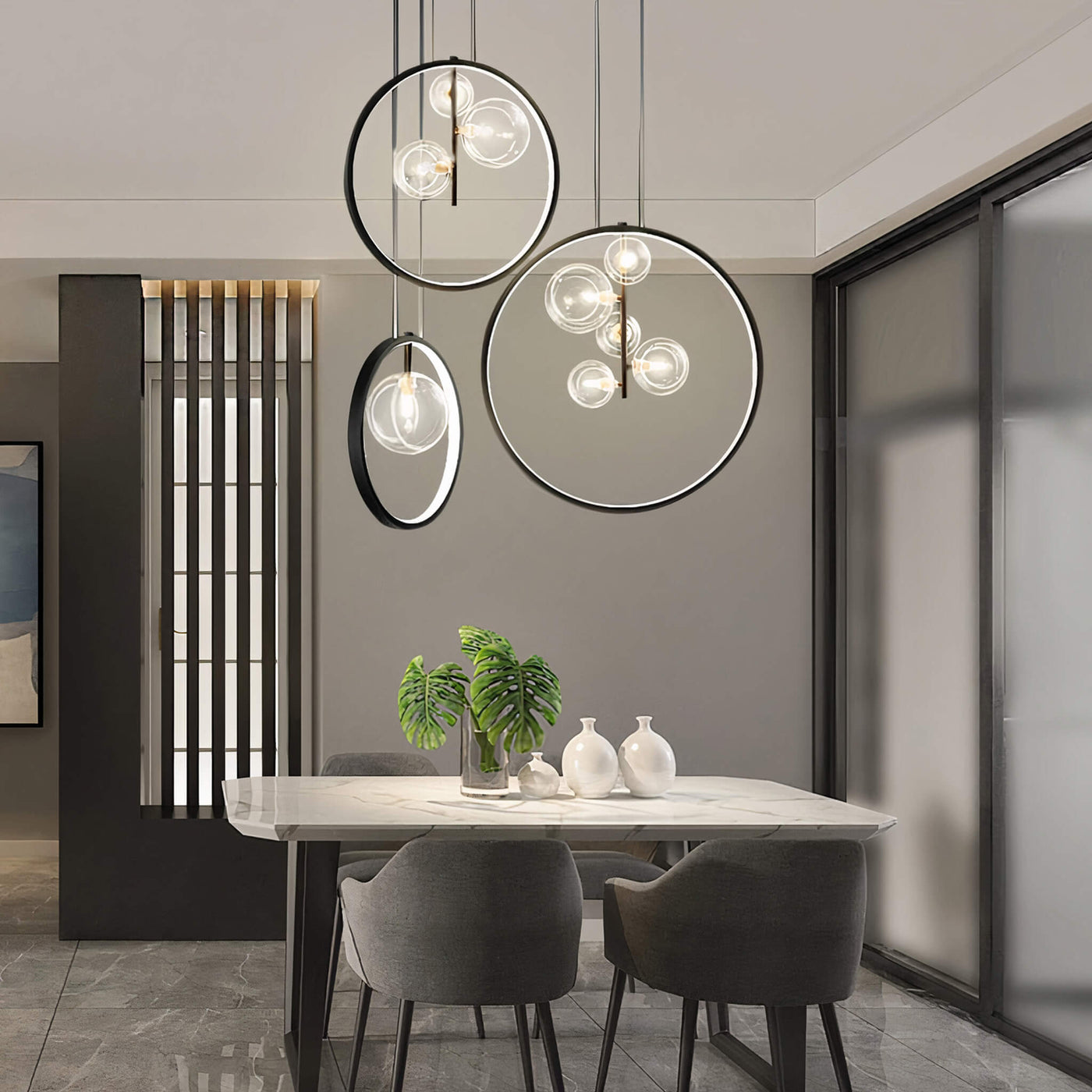 Suspension Polyvalent Finition Métallique Durable – Cléora